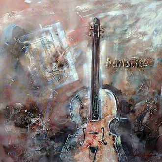 Musical Instrument oil painting
